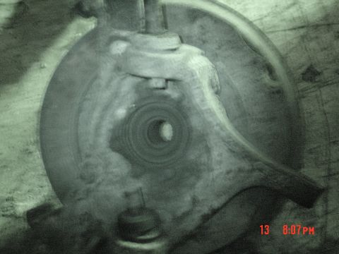1991 Ford F-150 - Wheel hub assembly showing bearing races and mounting points.