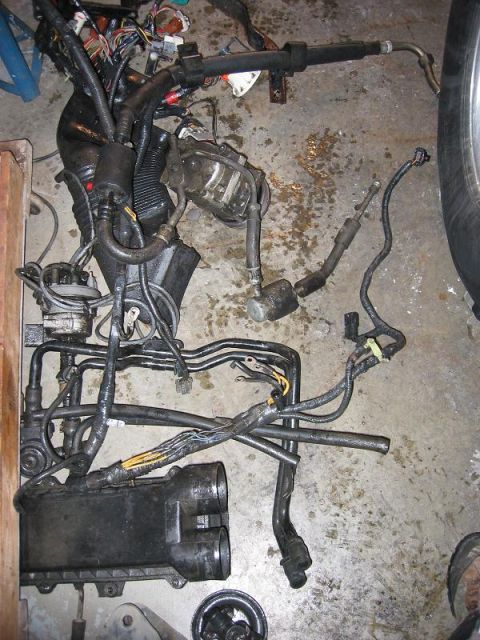 1985 Ford Bronco - Wiring harness, Distributor, air box etc.