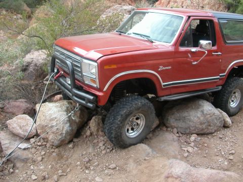 1984 Ford Bronco - Continuously trying to start w/a flooded carb killed the battery as well...