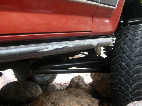 1984 Ford Bronco - Sliders saved my ass... paint, rather.