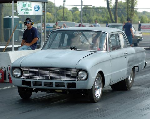1960 Ford Falcon - On the line. Had a blast that day.