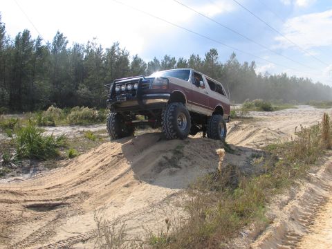 1992 Ford Bronco - same hill, different truck