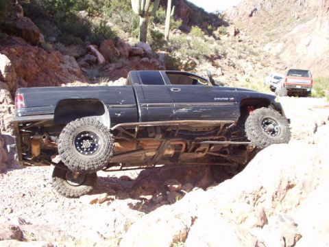 1993 Ford Bronco - bud laying it on its side