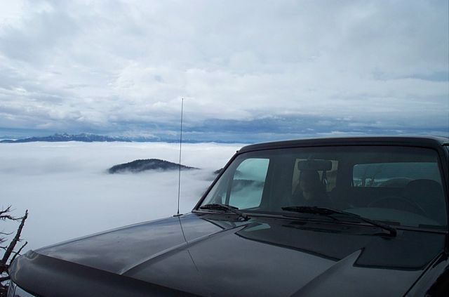 Mandee taking in the spectacular view...