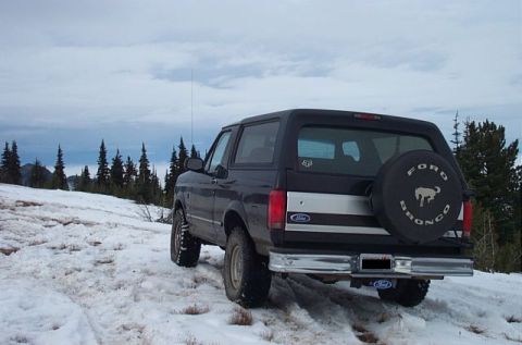 1995 Ford Bronco - Living large at the top...