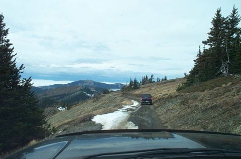 1995 Ford Bronco - Coming back down... the end to another great wheeling trip