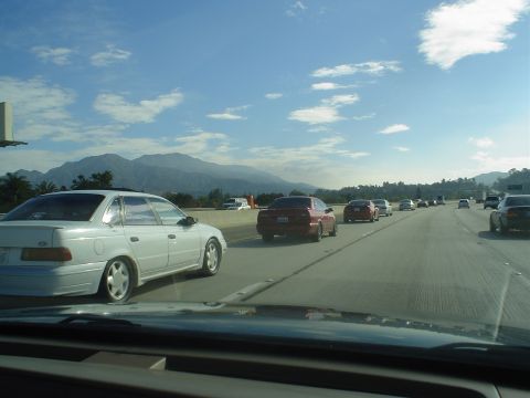 1993 Ford Taurus - a bit of driving on the freeway