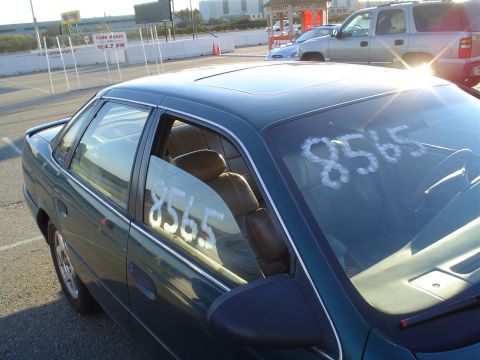 1993 Ford Taurus - cars are numbered