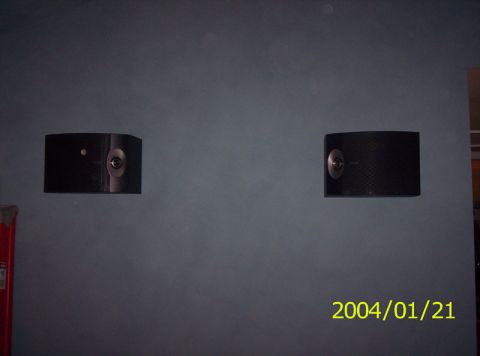 1986 Ford Bronco - Two speakers are mounted on a wall, with a date stamp in the lower right corner.