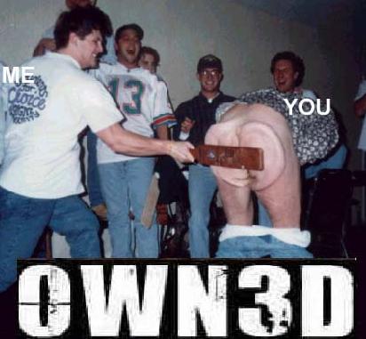 1985 Ford Bronco - Internet meme built from a party photo of a crowd watching a wooden-paddle hazing gag, overlaid with the labels 'ME' and 'YOU' and large wh…