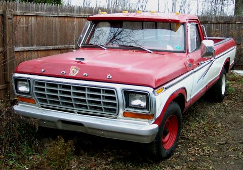 1978 Ford Bronco - Trailer Special in the Junkyard