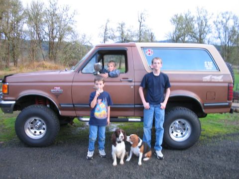 1991 Ford Bronco - All my boys, ready to go wheelin'!