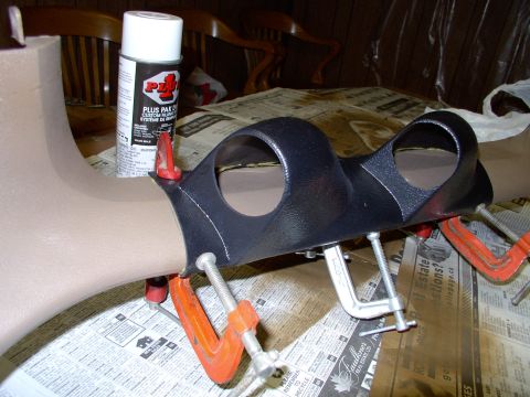1986 Ford Bronco - Slapped in the PL 9000 construction adhesive and clamped it up.