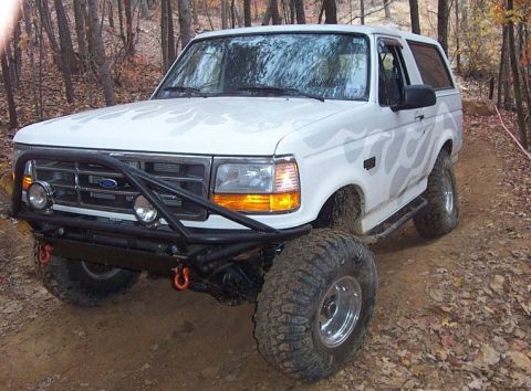 1995 Ford Bronco - Falls Dam, Daniel, Kodak rock, Rocky mount, and this is how dirty I got