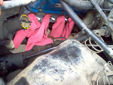1988 Ford Bronco - Prepping for the new headers install.