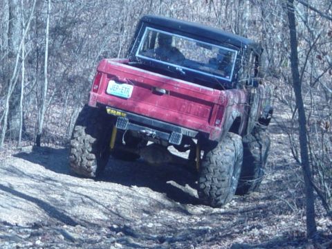1974 Ford Bronco - Love the bumper sticker and plate
