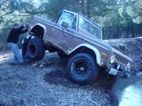 1974 Ford Bronco - Before my big tires