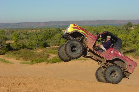 1974 Ford Bronco - Jeff playing on the dunes in Oklahoma