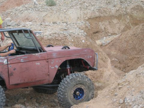 1985 Ford Bronco - This modified Bronco appears to be from an earlier generation than the claimed 1985 model.