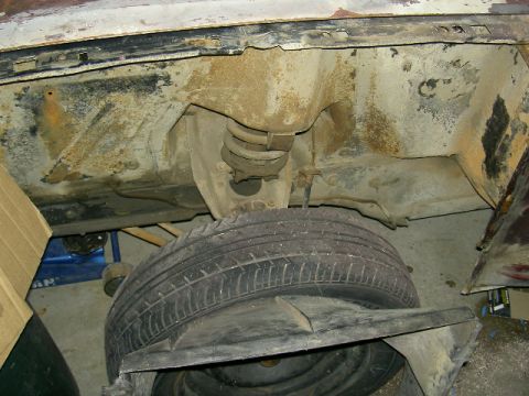 1965 Ford Mustang - Beautiful Stock front suspension. This will all be replaced except maybe the control arms.