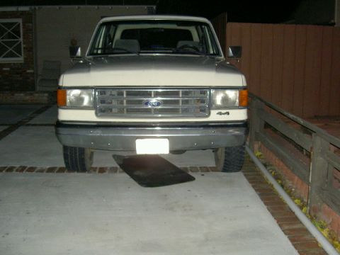 1988 Ford Bronco - Shot with the Custom trim level front bumper.
