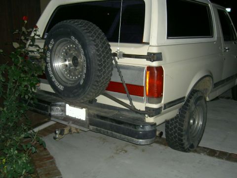 1988 Ford Bronco - New back bumper.