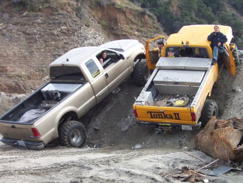 2000 Ford F-450 - Joey was doing a test run on Tonka making sure that everything was ok