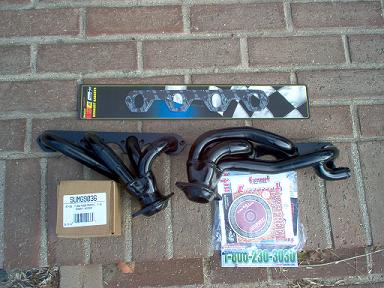 1988 Ford Bronco - All the parts that arrived for the install of the headers.