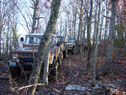 1974 Ford Bronco - Thanksgiving trip-all lined up