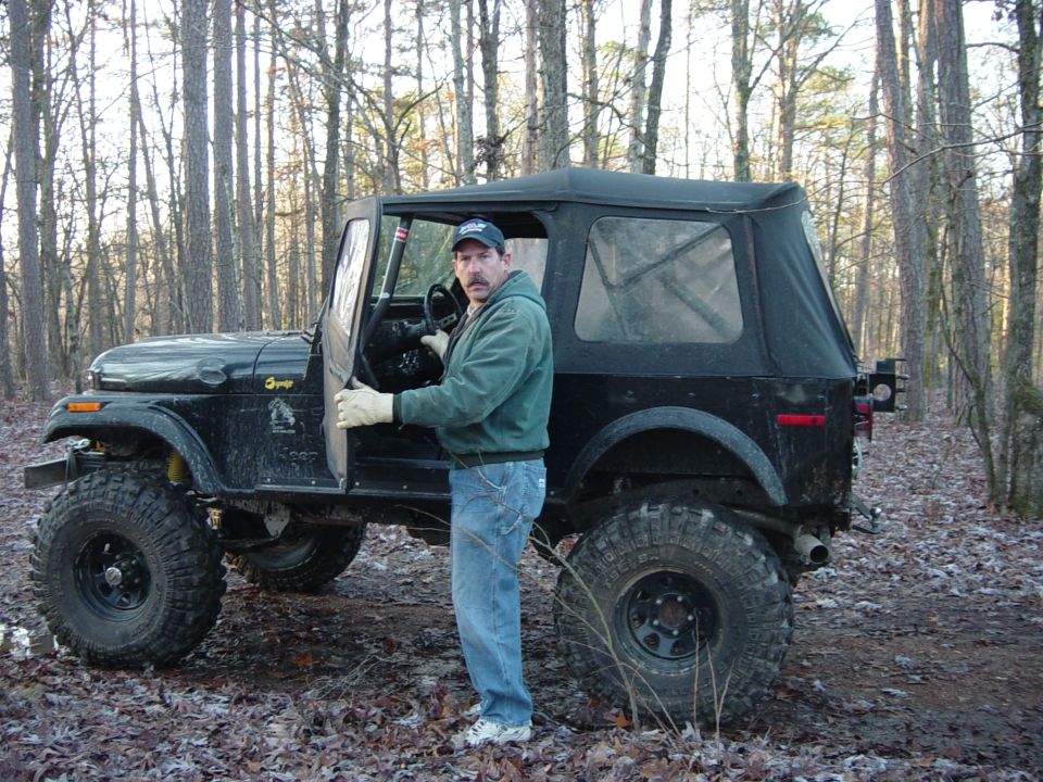 Denys just found out he is driving a jeep not a bronco.