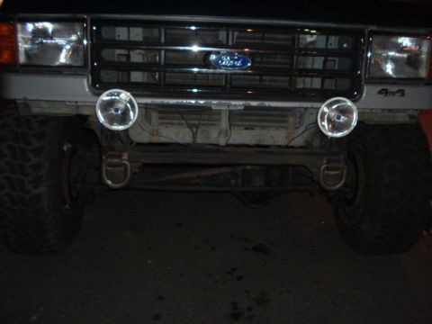 1989 Ford Bronco - temporary setup till i get some free time to make a new bumper