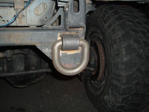 1989 Ford Bronco - 1" d-ring. these will be staying for a long time.