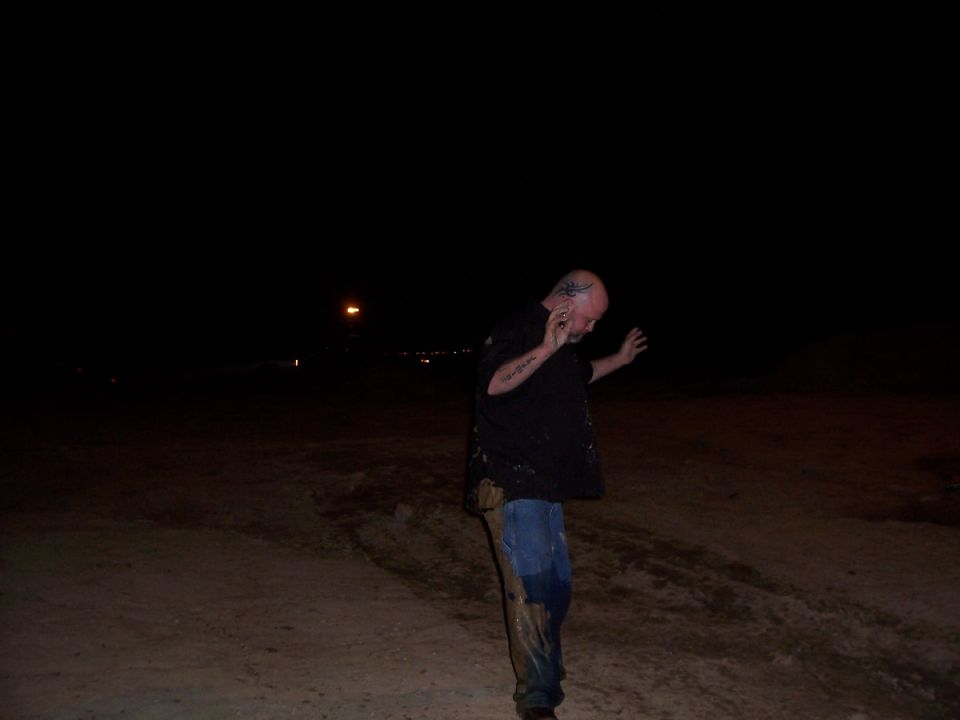 Me after we got the Bronco out.  I fell in the Mud.