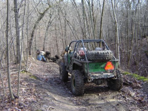 1992 Ford Bronco - tom on his side