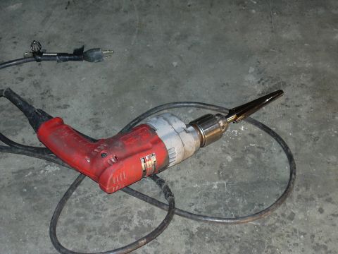 1991 Ford Bronco - Reamer for knuckle under and new tie rod ends.