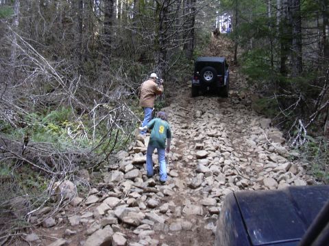 1991 Ford Bronco - Dale going up Saddle up