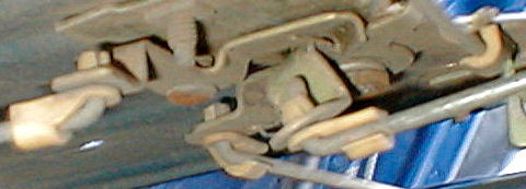 1983 Ford Bronco - To release the rods, push the hook end of the plastic clip off the rod so the plastic pivots in the rod hole, then pull the rod down out of…