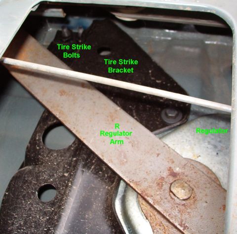 1983 Ford Bronco - Later Broncos (~'90-96) have 3 bolts holding the strike to the bracket. Before that, there were only 2. [url=https://www.supermotors.net/re…