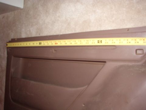 1983 Ford Bronco - These pics are for adding slots to a '92-93 panel not originally molded with them, as '94-96 panels were.