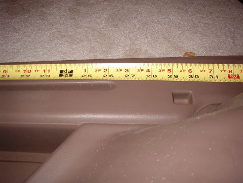 1983 Ford Bronco - These pics are for adding slots to a '92-93 panel not originally molded with them, as '94-96 panels were.