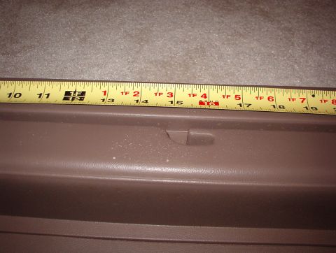 1983 Ford Bronco - These pics are for adding slots to a '92-93 panel not originally molded with them, as '94-96 panels were.
