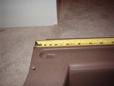 1983 Ford Bronco - These pics are for adding slots to a '92-93 panel not originally molded with them, as '94-96 panels were.