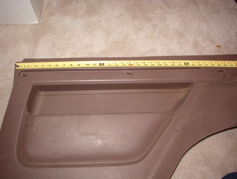 1983 Ford Bronco - These pics are for adding slots to a '92-93 panel not originally molded with them, as '94-96 panels were.
