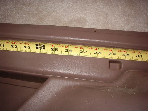 1983 Ford Bronco - These pics are for adding slots to a '92-93 panel not originally molded with them, as '94-96 panels were.