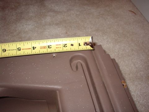 1983 Ford Bronco - These pics are for adding slots to a '92-93 panel not originally molded with them, as '94-96 panels were.