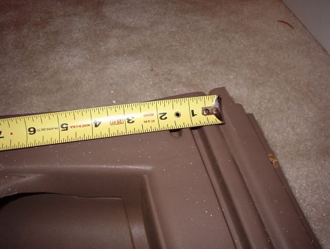 1983 Ford Bronco - These pics are for adding slots to a '92-93 panel not originally molded with them, as '94-96 panels were.