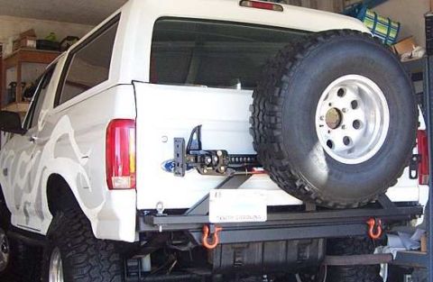 1995 Ford Bronco - another angle of stock tailights