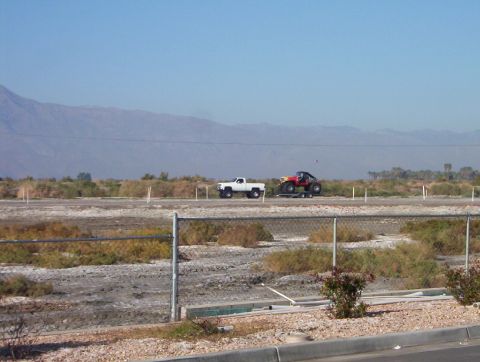 2000 Ford F-450 - Randy going down the 86 passing the Arco gas station