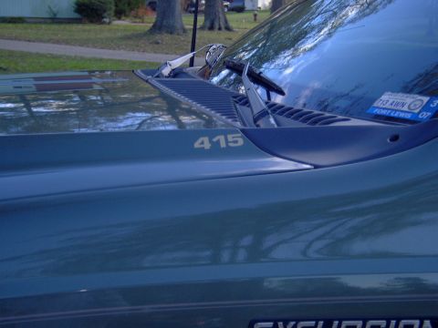 2002 Ford Excursion - My new 415 CID decals