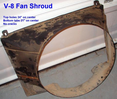 1983 Ford Bronco - SOLD Fan shroud for 84-96 V8 F-series & Bronco from 96 5.8L Bronco. Engineering number F4TA-8146-DC Fan hole 20" diameter, 7" dee…